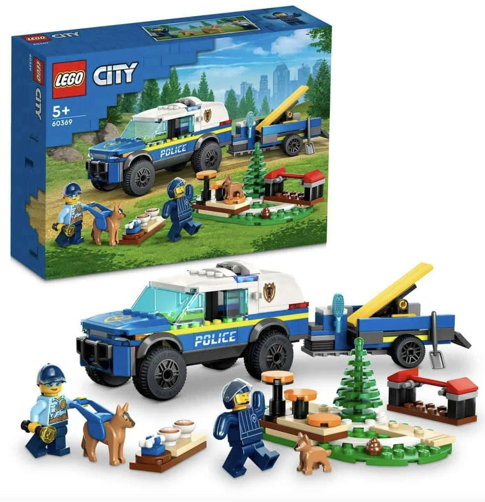 LEGO City Mobile Police Dog Training 60369 Building Toy Set, Multicolor - Naivri