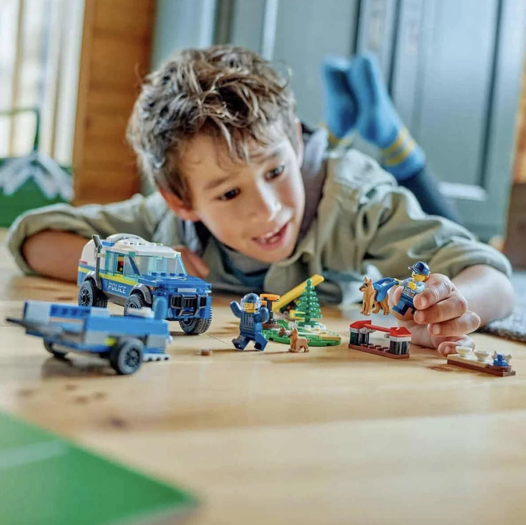 LEGO City Mobile Police Dog Training 60369 Building Toy Set, Multicolor - Naivri