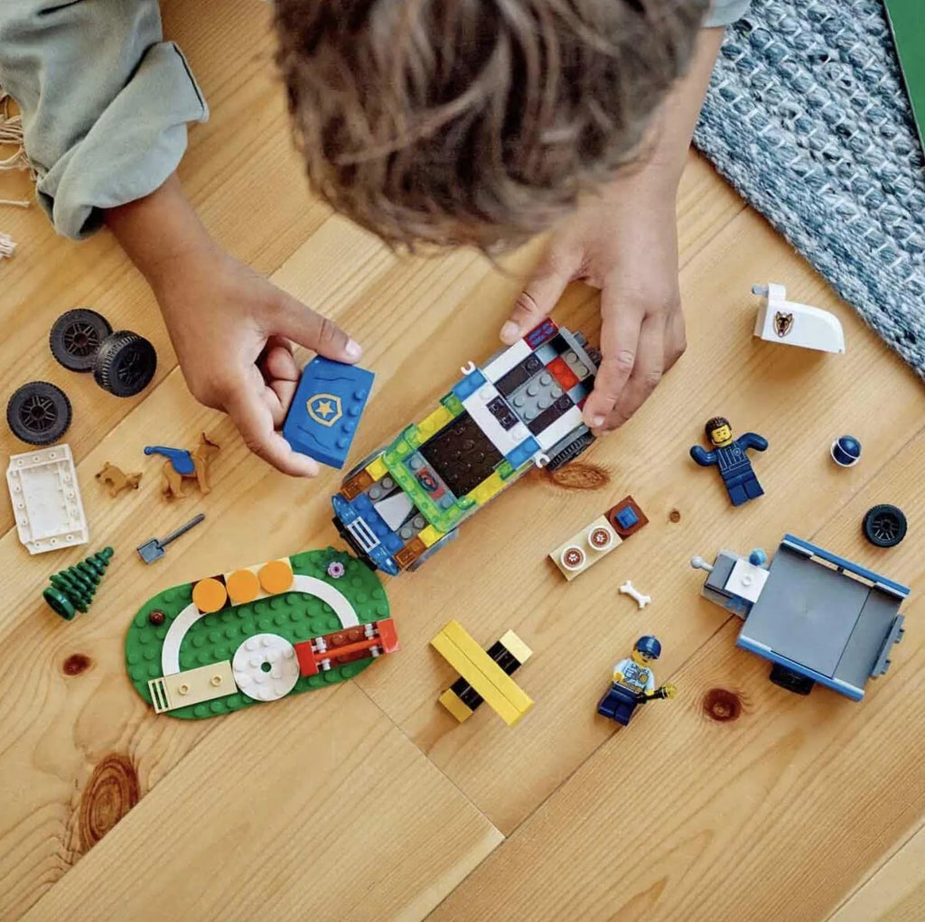 LEGO City Mobile Police Dog Training 60369 Building Toy Set, Multicolor - Naivri