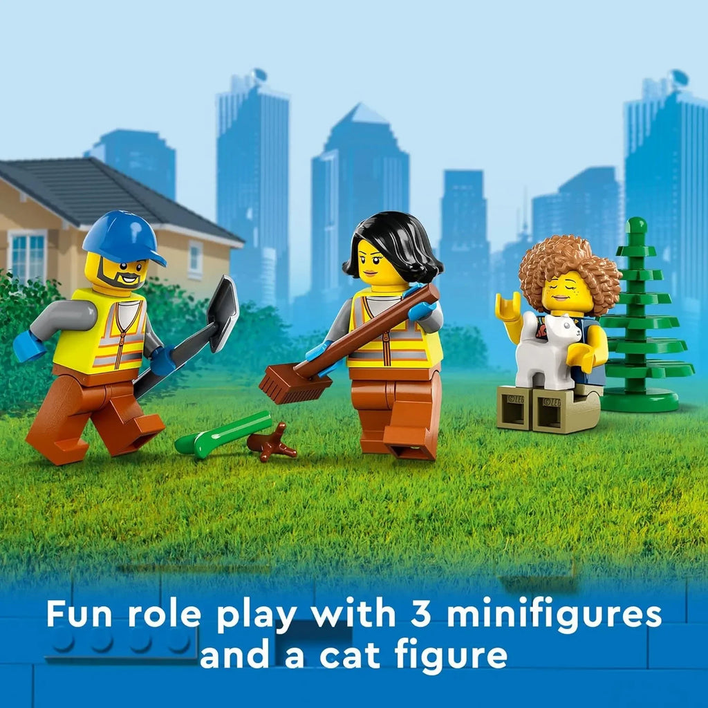 LEGO City Recycling Truck 60386 Building Toy Set | 261 Pieces | Environmental Learning Toy with Minifigures, Functional Recycling Center & Truck | STEM Building Blocks for Kids Age 5+ - Naivri