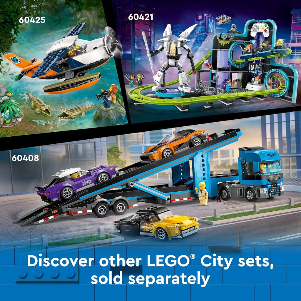 LEGO City Red Double-Decker Bus 60407 Building Toy for Kids 7+ - Naivri