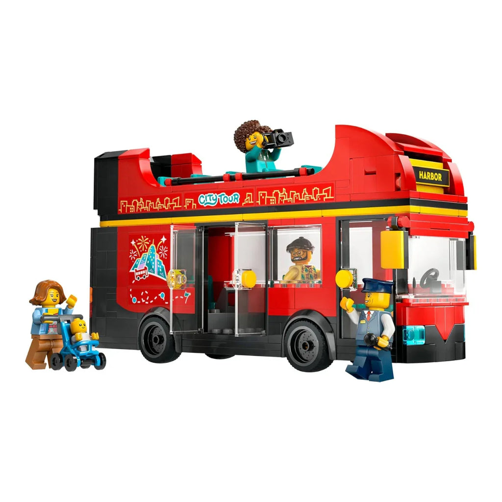 LEGO City Red Double-Decker Bus 60407 Building Toy for Kids 7+ - Naivri