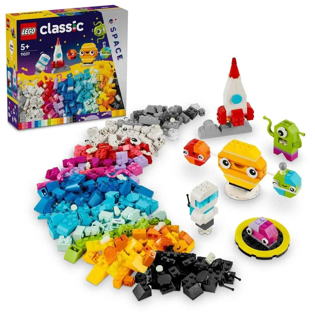 LEGO Classic 11037 Creative Space Planets Set – Fun Solar System Building Kit for Kids - Naivri