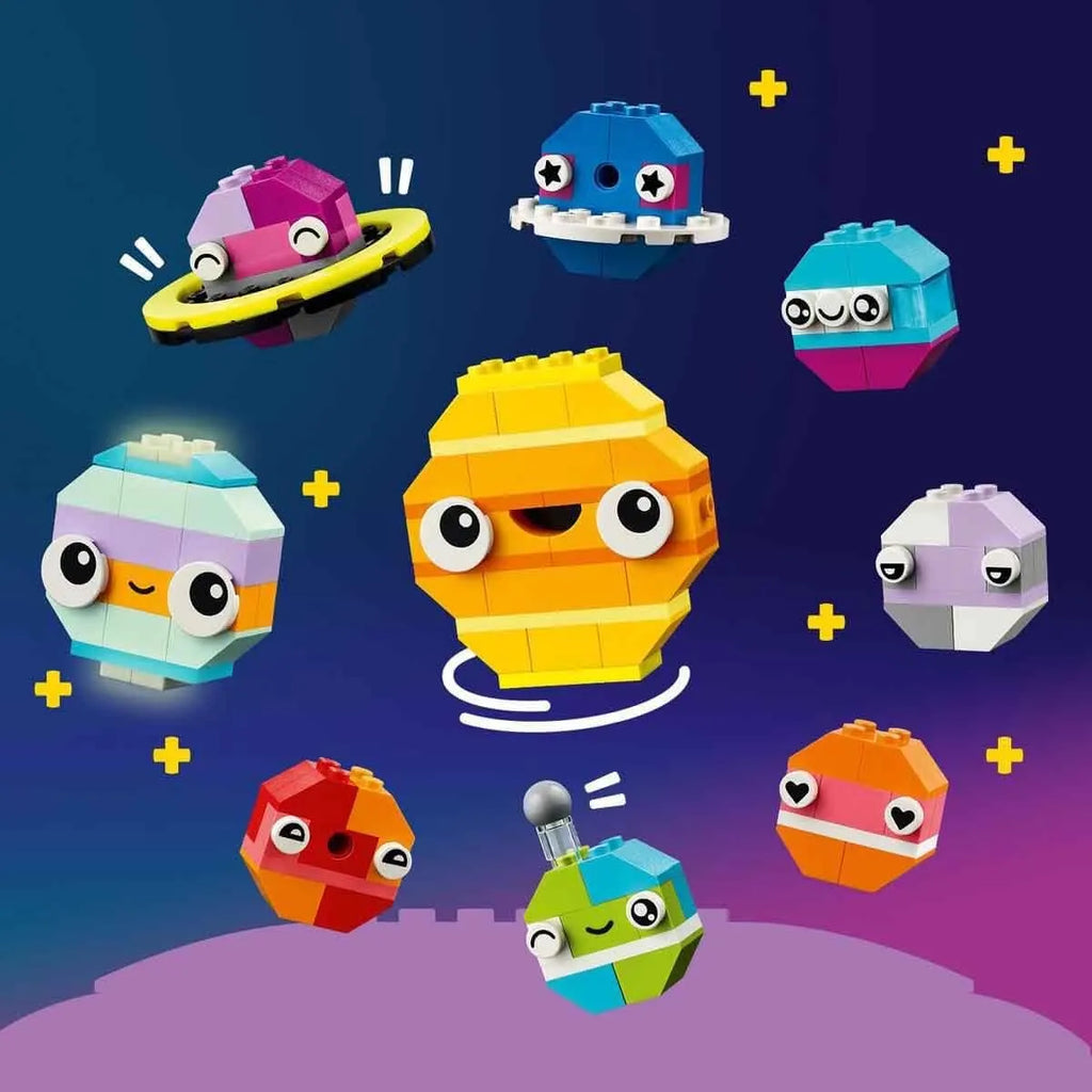 LEGO Classic 11037 Creative Space Planets Set – Fun Solar System Building Kit for Kids - Naivri