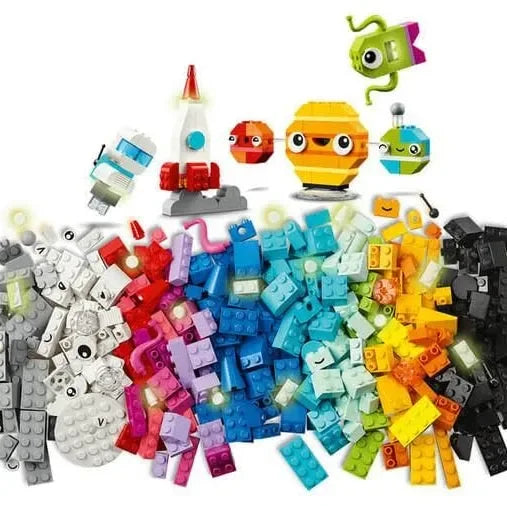 LEGO Classic 11037 Creative Space Planets Set – Fun Solar System Building Kit for Kids - Naivri