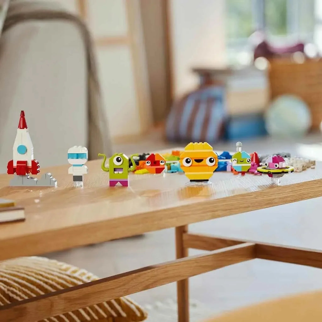 LEGO Classic 11037 Creative Space Planets Set – Fun Solar System Building Kit for Kids - Naivri
