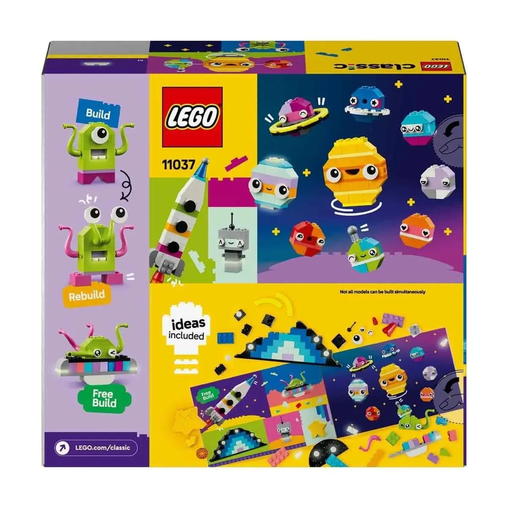 LEGO Classic 11037 Creative Space Planets Set – Fun Solar System Building Kit for Kids - Naivri