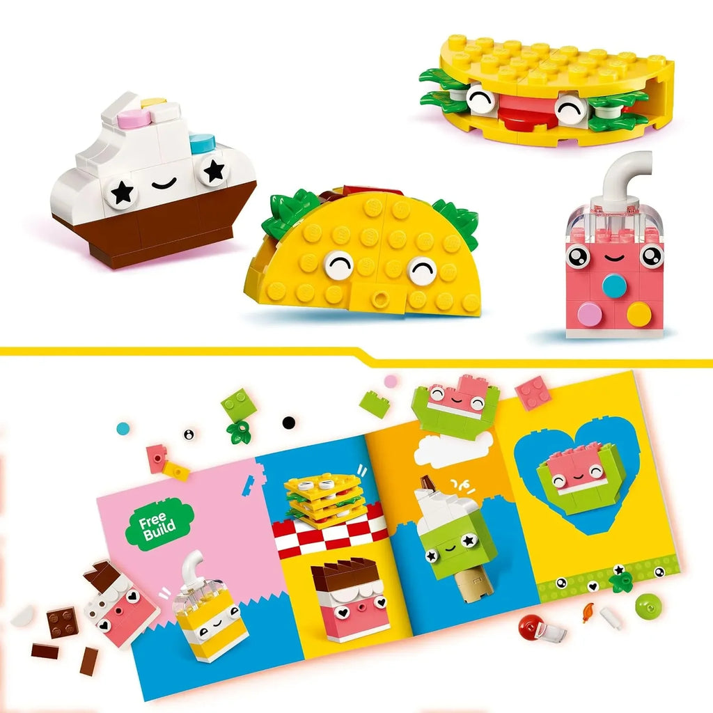 LEGO Classic 11039 Creative Food Friends – Pretend Play Building Toy for Kids (Ages 4+) - Naivri