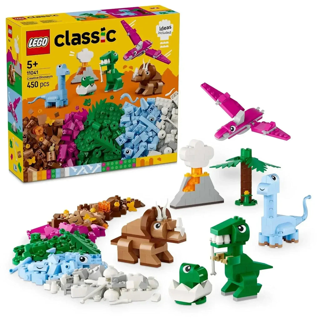 LEGO Classic Creative Dinosaurs 11041 – Building Blocks Toy for Kids 5+ - Naivri