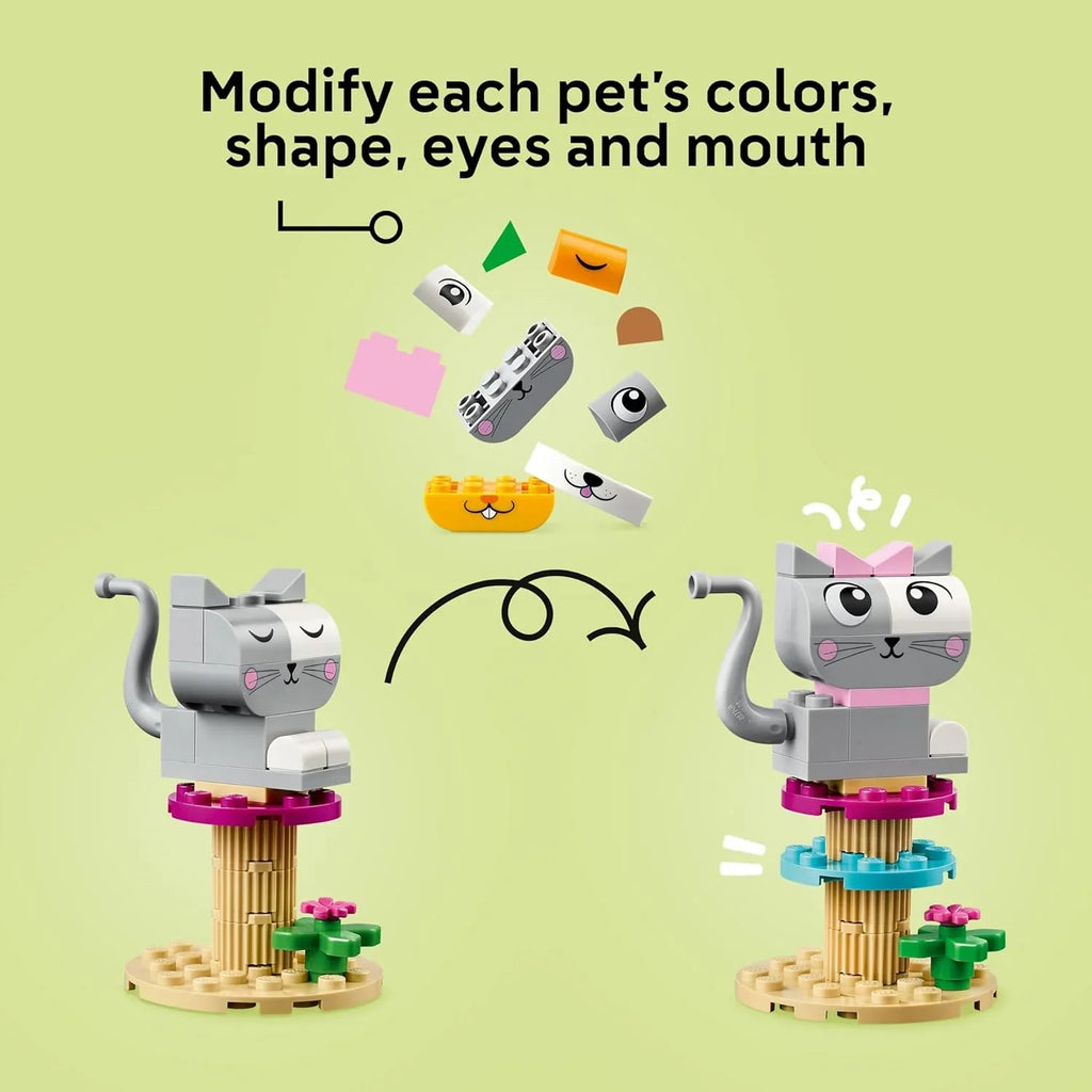 LEGO Classic Creative Pets 11034 – Build-an-Animal Toy for Kids 5+ - Naivri
