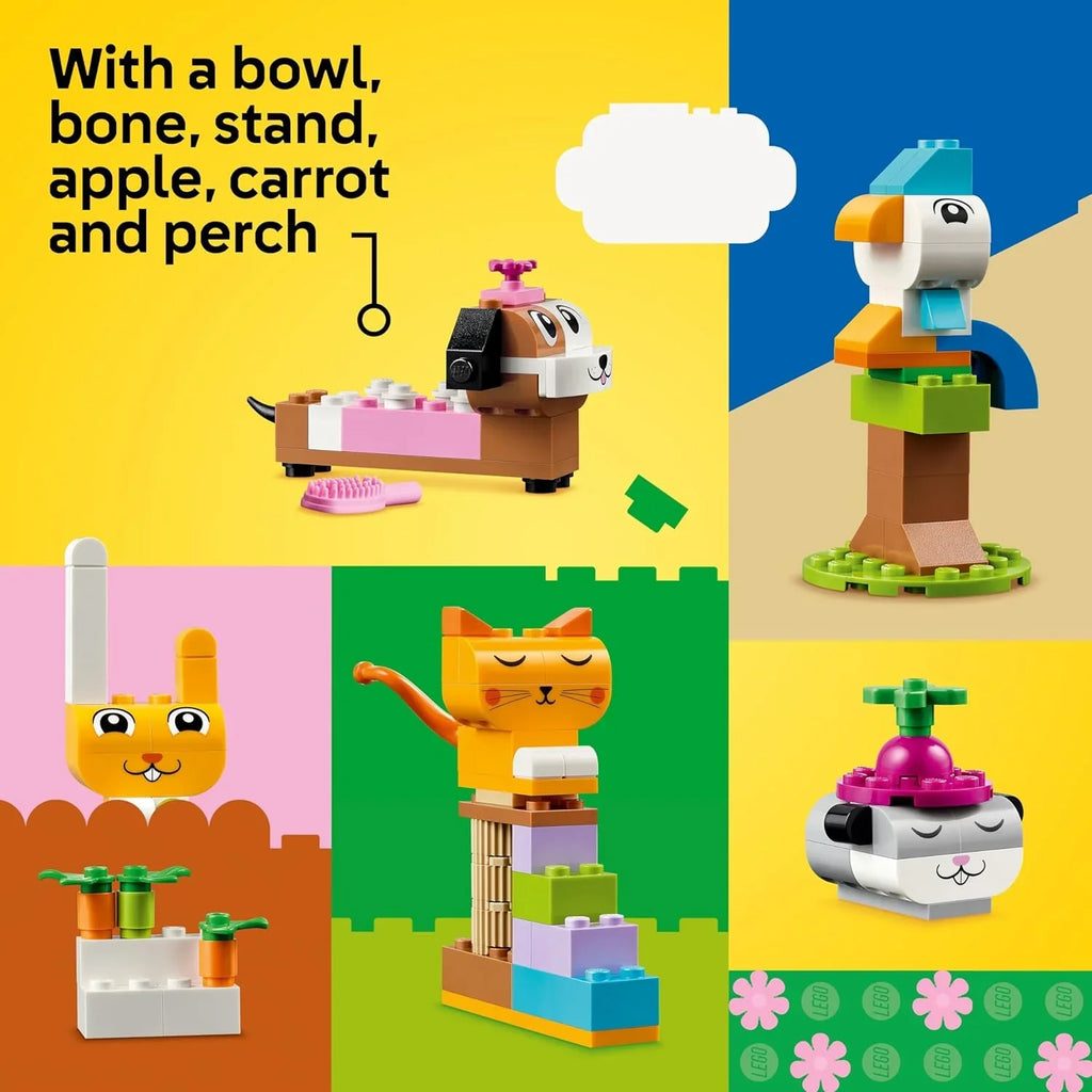 LEGO Classic Creative Pets 11034 – Build-an-Animal Toy for Kids 5+ - Naivri