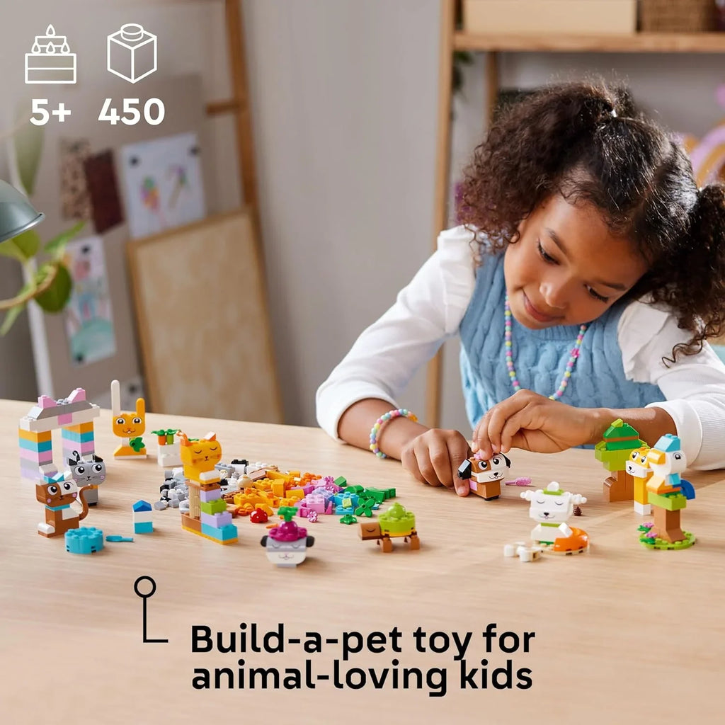 LEGO Classic Creative Pets 11034 – Build-an-Animal Toy for Kids 5+ - Naivri
