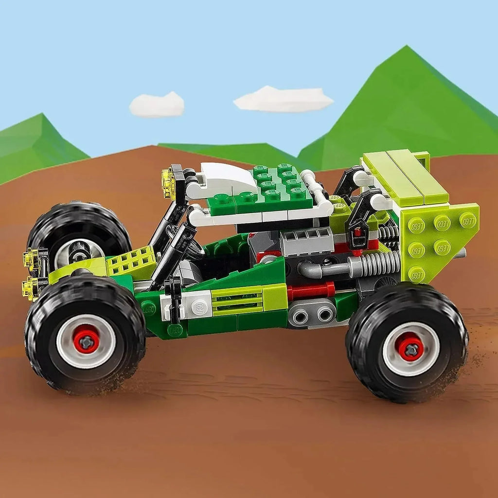 LEGO Creator 31123 Off-Road Buggy 3-in-1 Building Toy | Buggy, Skid Loader & ATV Models | Age 7+ - Naivri