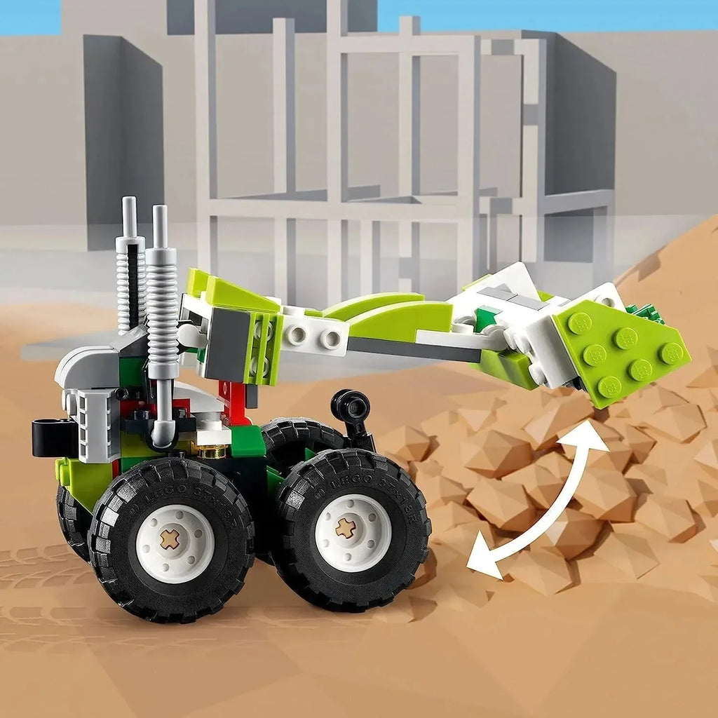 LEGO Creator 31123 Off-Road Buggy 3-in-1 Building Toy | Buggy, Skid Loader & ATV Models | Age 7+ - Naivri
