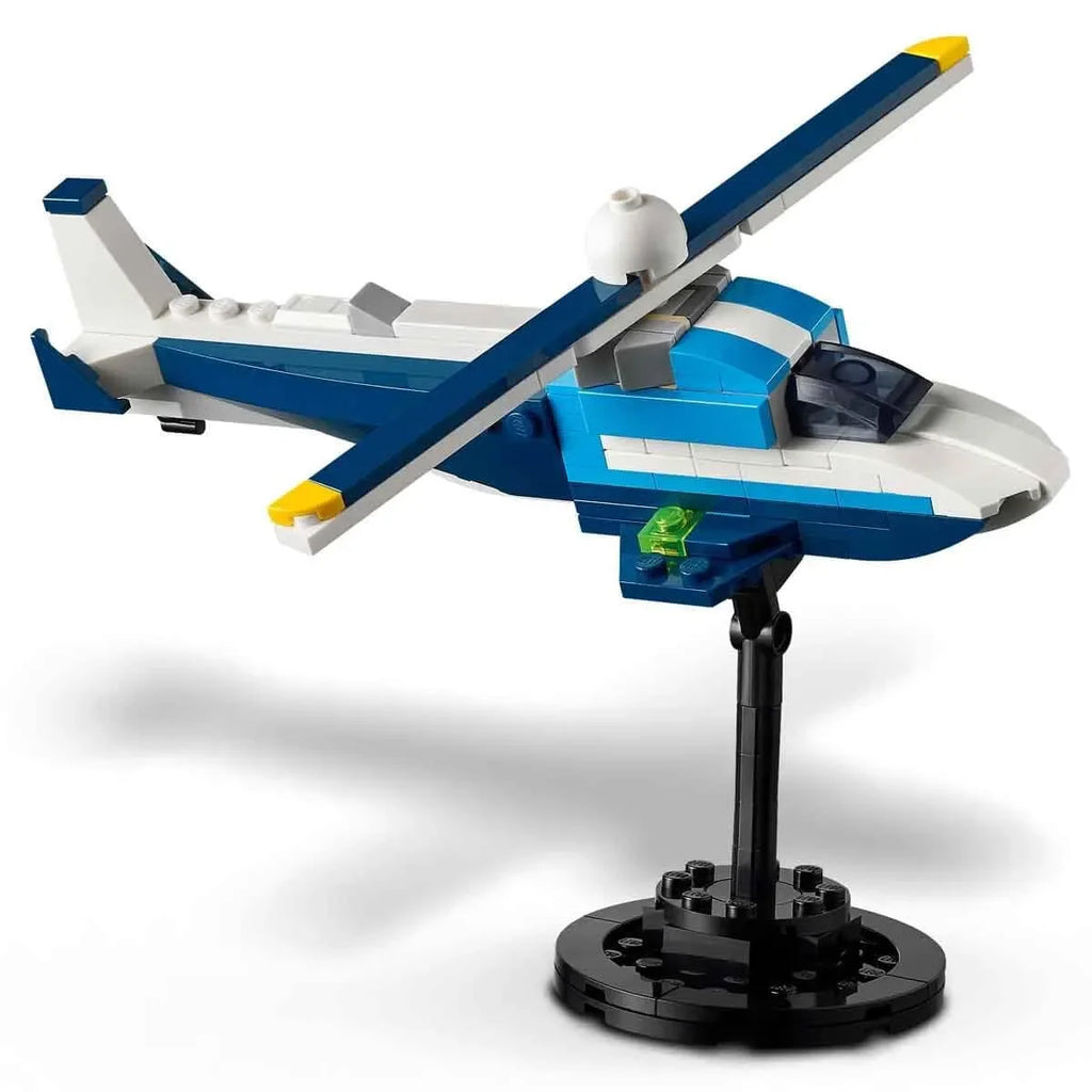 LEGO Creator 31160 Aircraft: Race Plane – 3-in-1 Building Toy Set for Kids 7+ - Naivri