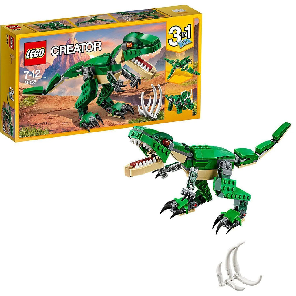 Lego Creator 3in1 Mighty Dinosaurs 31058 Building Blocks for Kids – Multicolor - Naivri