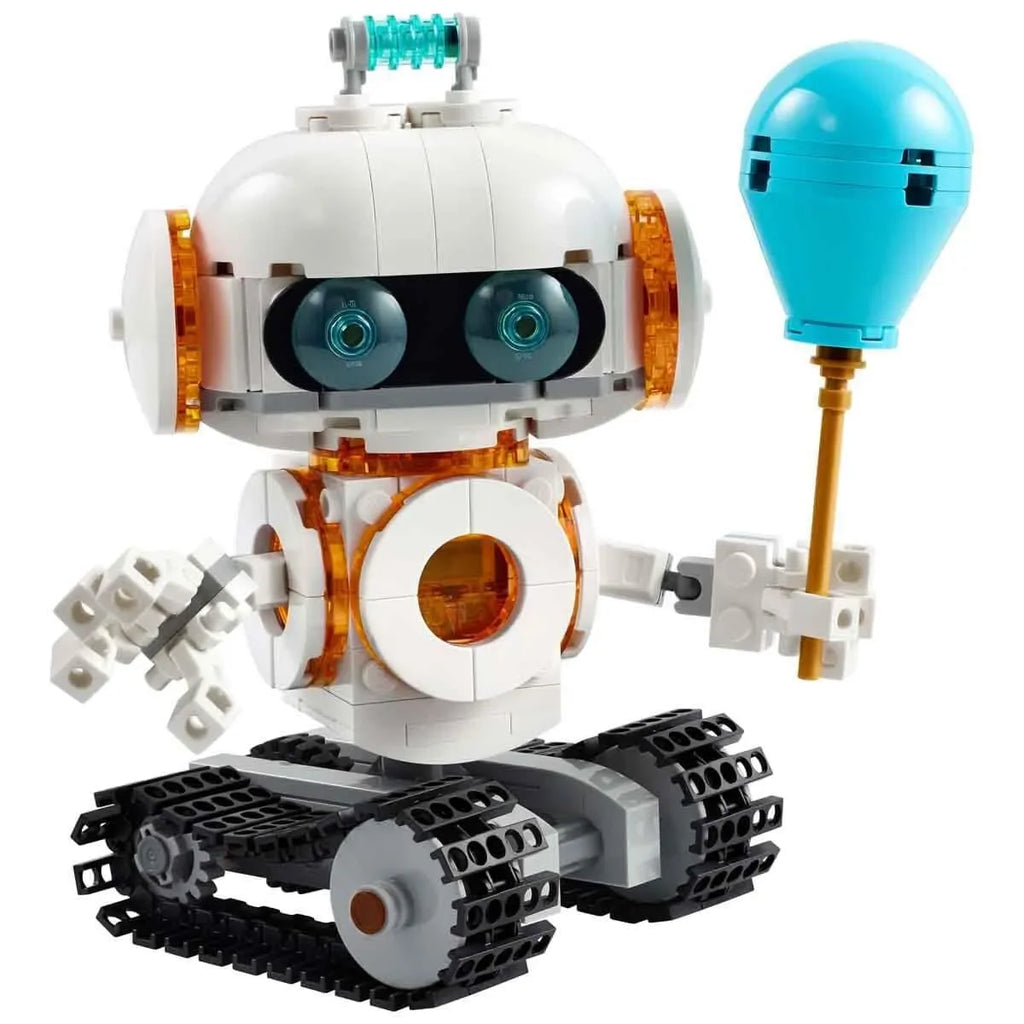 LEGO Creator 3in1 Space Robot Toy Science Playset 31164 – Build Robot, Rocket & Dog | STEM-Inspired Building Kit for Kids 8+ | Battery-Powered Light Brick | Gift for Boys & Girls - Naivri