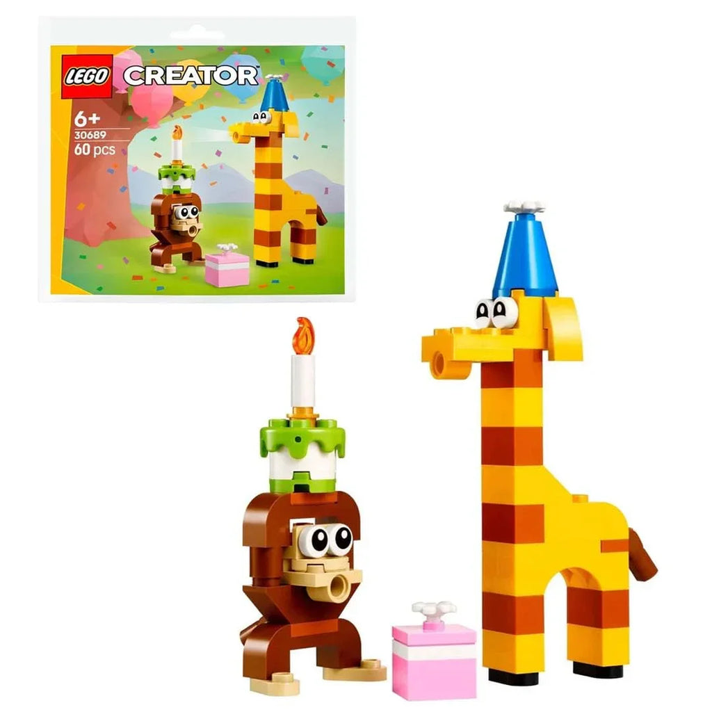 LEGO Creator Party Animals Mini Build 30689 – 60 Piece Set - Naivri