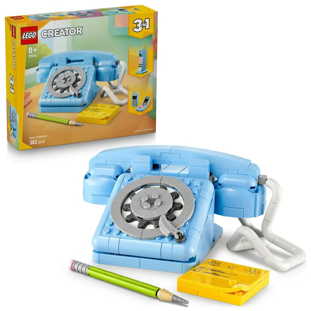 LEGO Creator Retro Telephone 31174 – 3-in-1 Vintage Model for Ages 8+ - Naivri