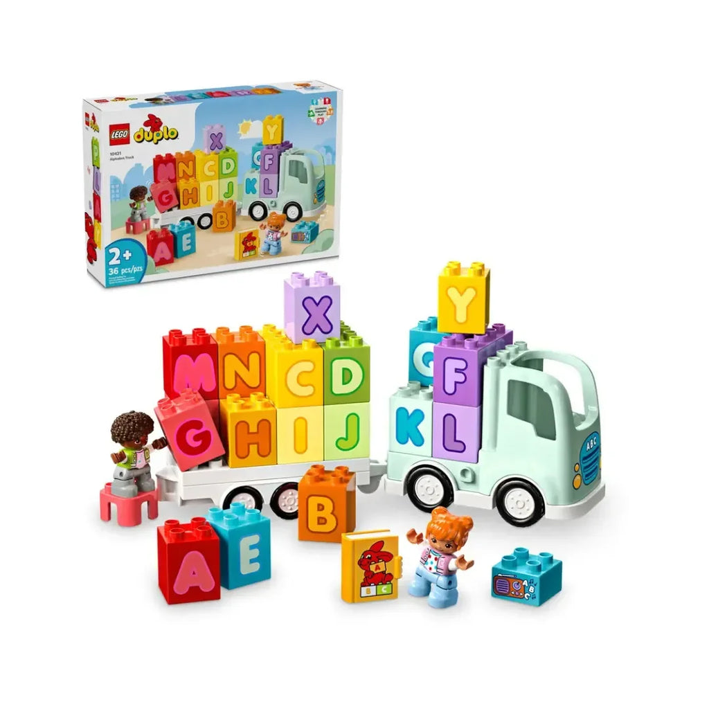 LEGO DUPLO 10421 Alphabet Truck – Early Learning ABC Toy for Toddlers - Naivri