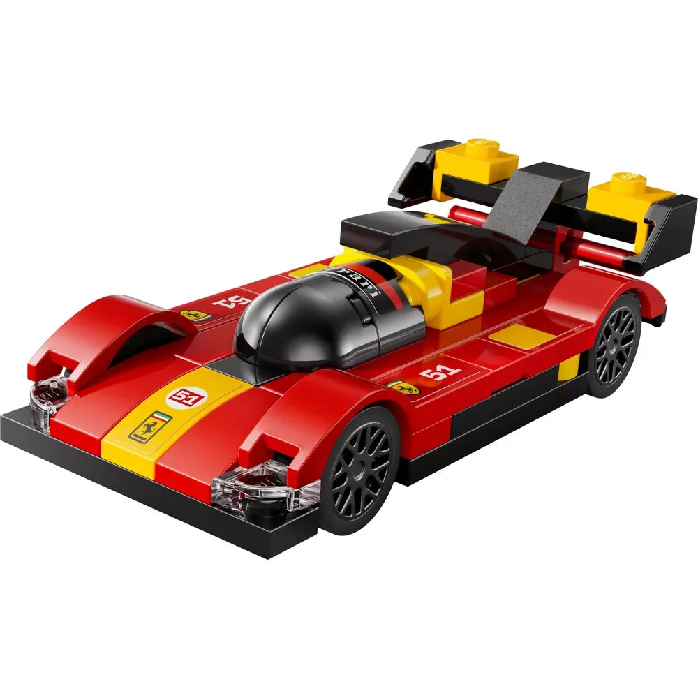 LEGO Ferrari 499P Hypercar 30709 Polybag – 62-Piece Racing Toy for Kids 7+ - Naivri