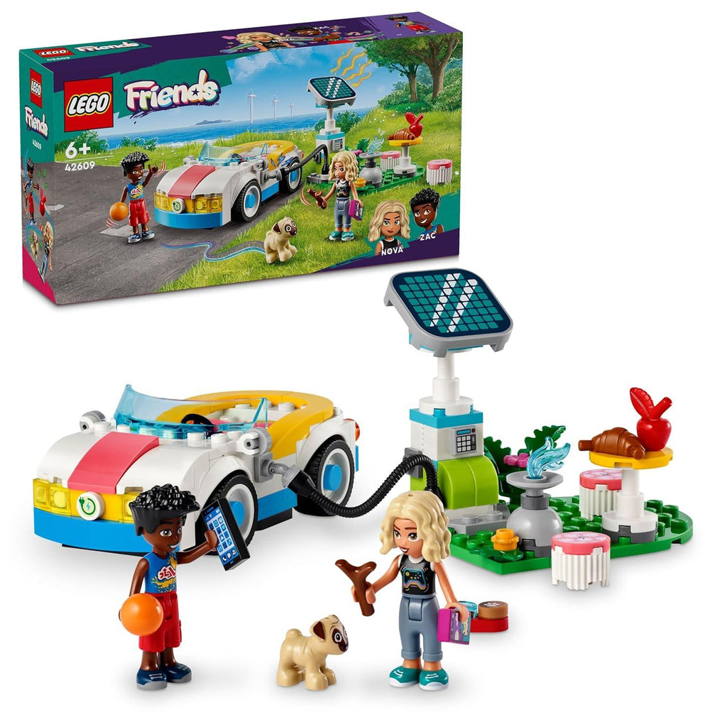 Lego Friends 42609 Electric Car And Charger - Naivri