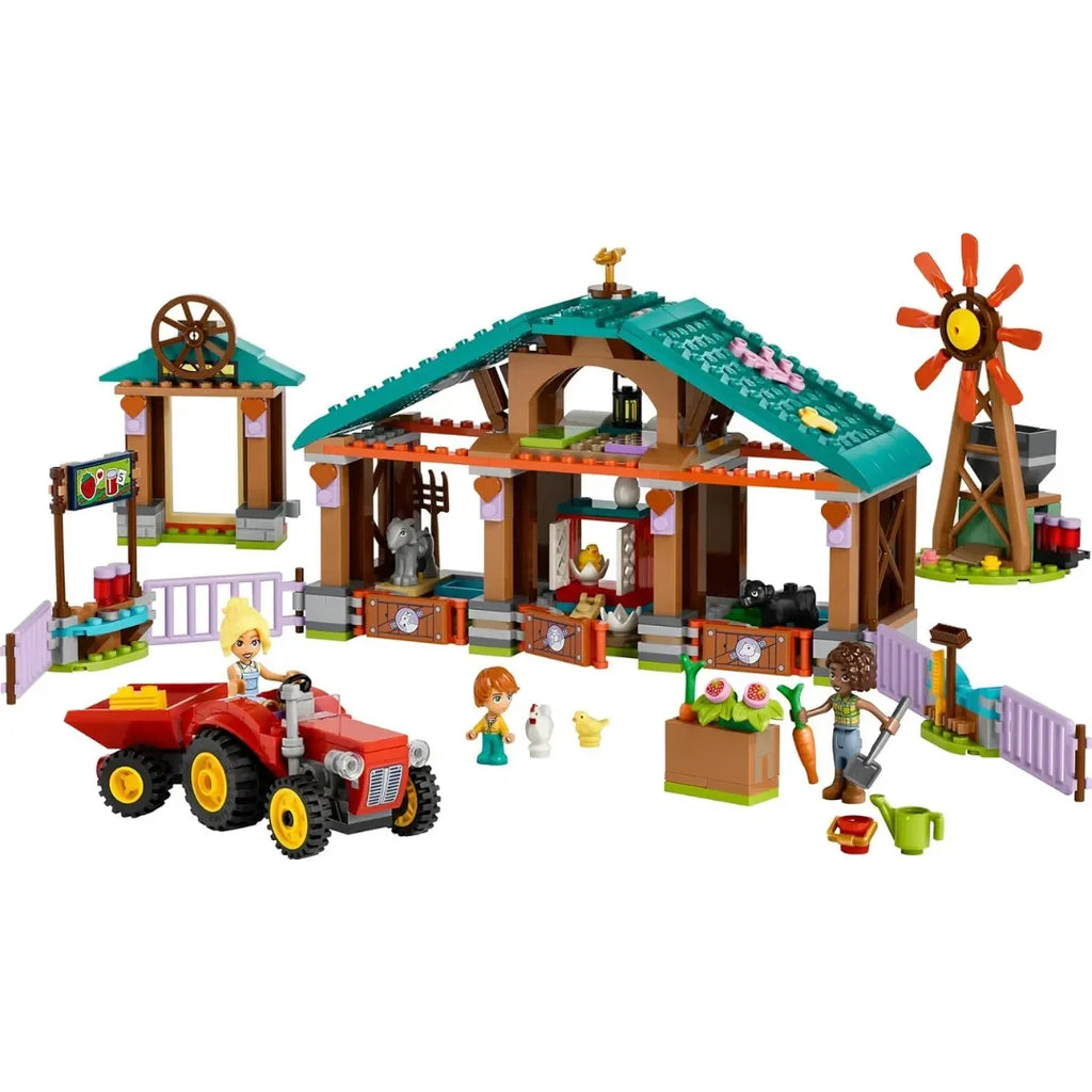 LEGO Friends 42617 Farm Animal Sanctuary Toy Set | Creative Building Kit for Girls and Boys Age 6+ with Mini-Dolls, Tractor, Animals & Accessories | Educational Farm Toy - Naivri