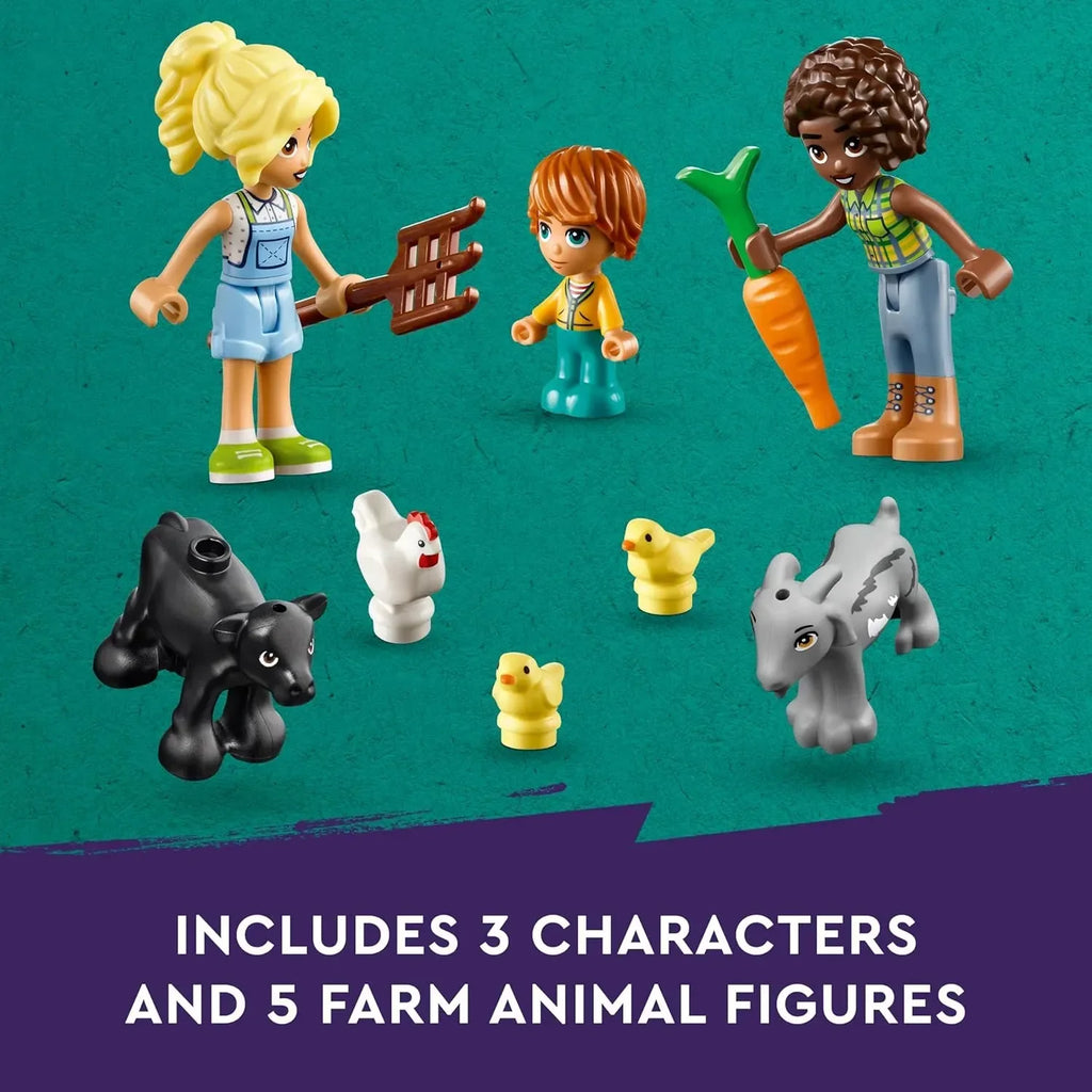 LEGO Friends 42617 Farm Animal Sanctuary Toy Set | Creative Building Kit for Girls and Boys Age 6+ with Mini-Dolls, Tractor, Animals & Accessories | Educational Farm Toy - Naivri