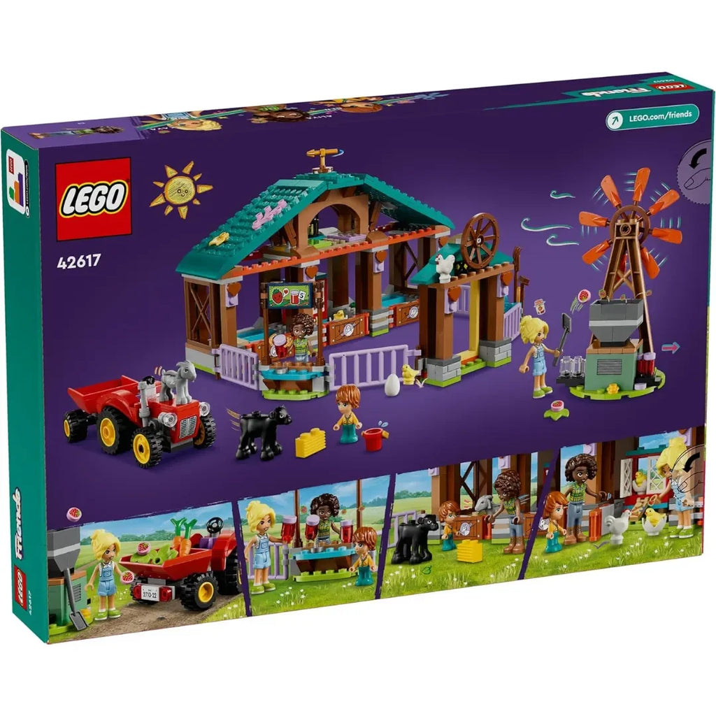 LEGO Friends 42617 Farm Animal Sanctuary Toy Set | Creative Building Kit for Girls and Boys Age 6+ with Mini-Dolls, Tractor, Animals & Accessories | Educational Farm Toy - Naivri