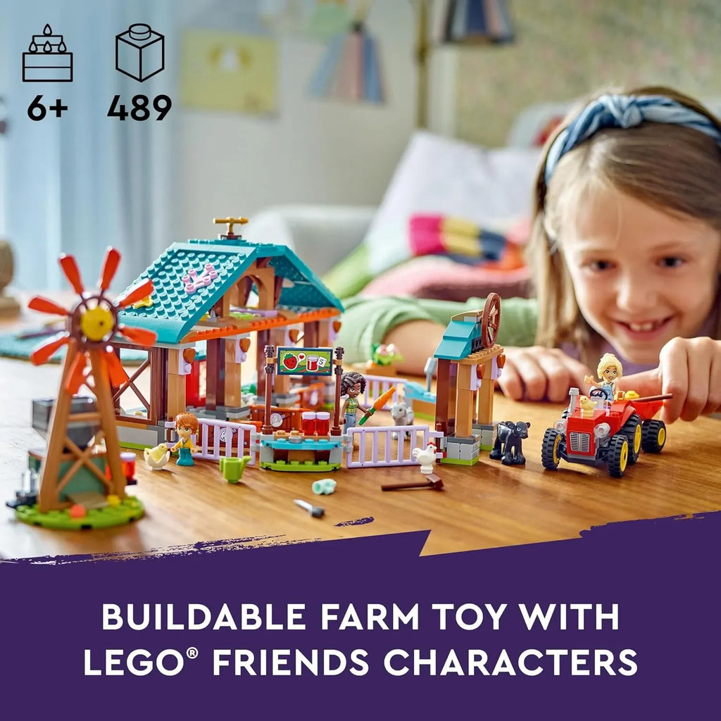 LEGO Friends 42617 Farm Animal Sanctuary Toy Set | Creative Building Kit for Girls and Boys Age 6+ with Mini-Dolls, Tractor, Animals & Accessories | Educational Farm Toy - Naivri