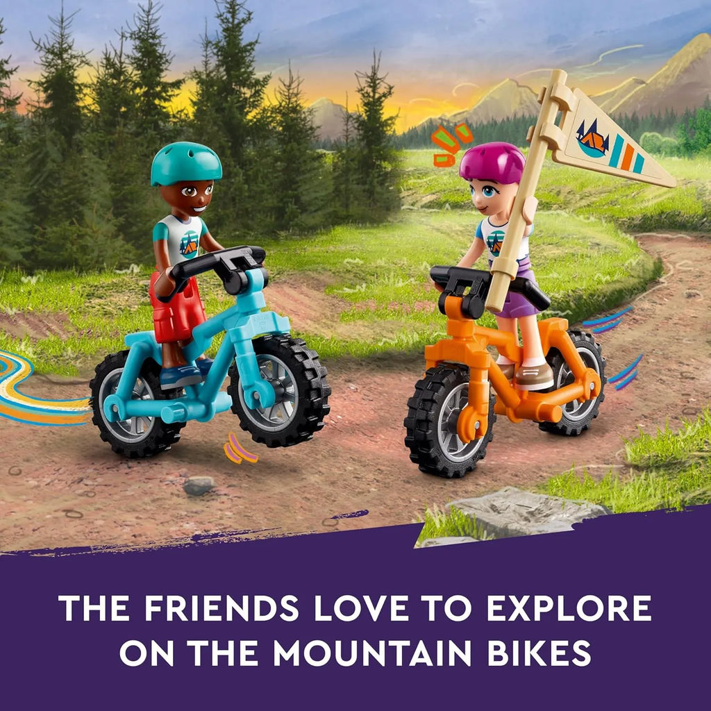 LEGO Friends 42624 Adventure Camp Cozy Cabins Set – Fun Camping Toy for Kids - Naivri