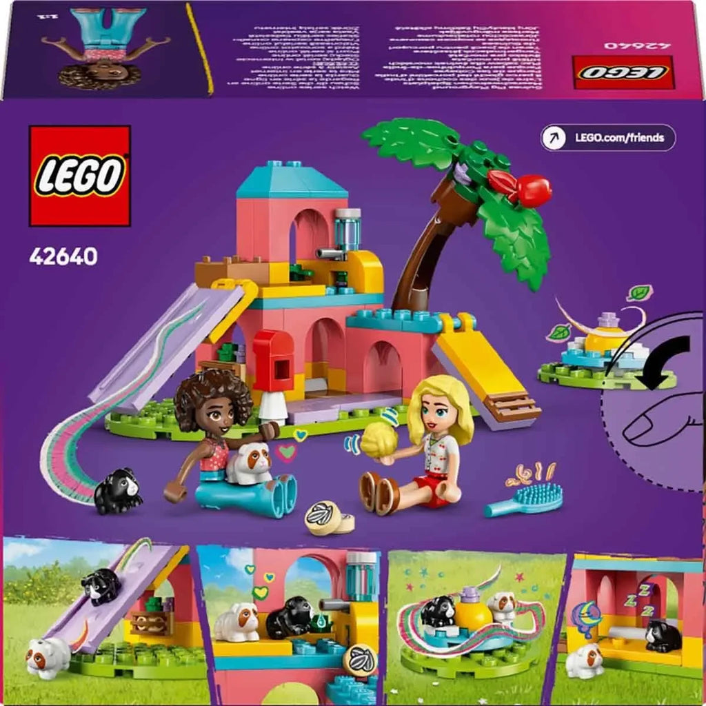 LEGO Friends 42640 Guinea Pig Playground – Animal Playset with Minidolls and Accessories for Kids Age 5+ - Naivri