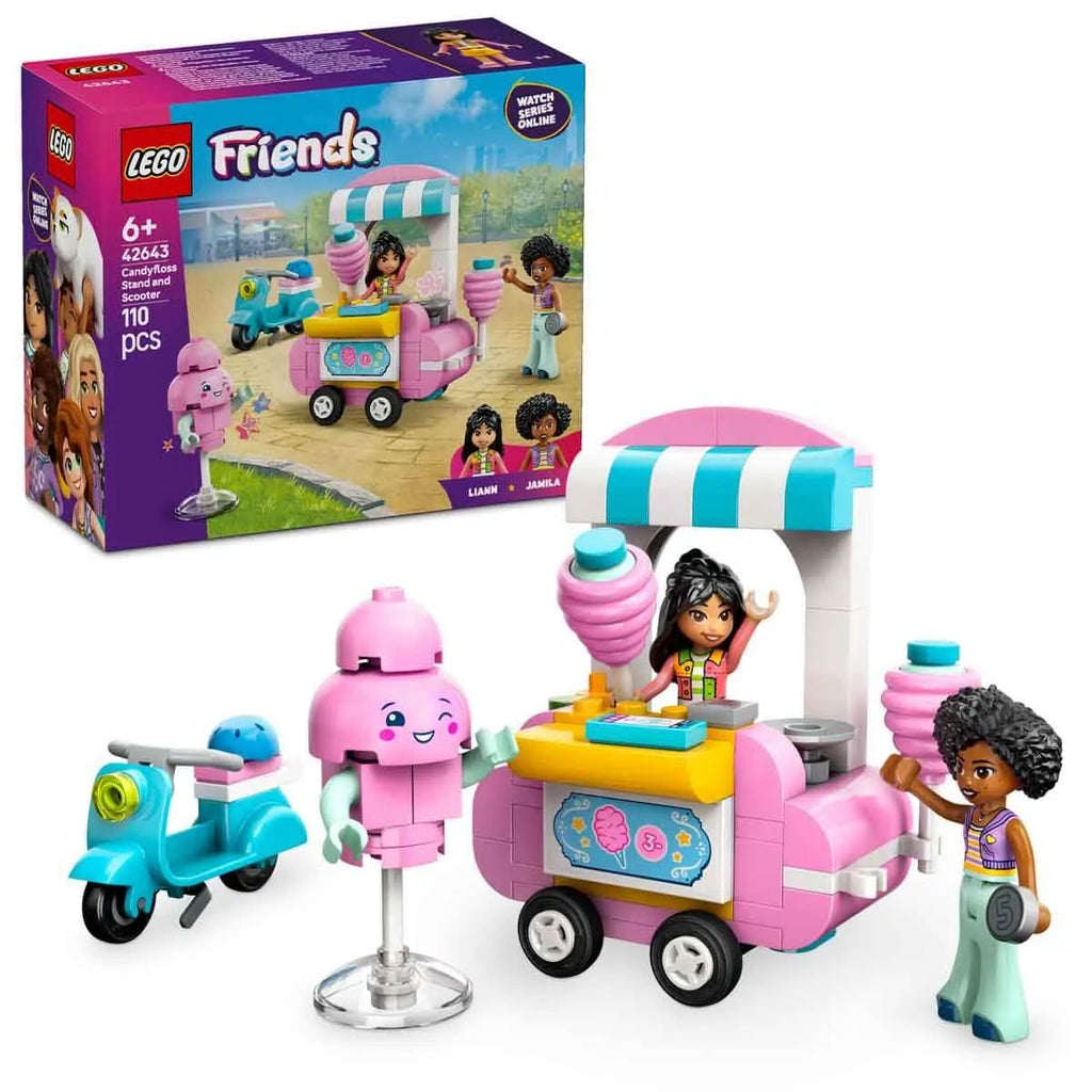 Lego Friends 42643 Cotton Candy Stand and Scooter - Naivri