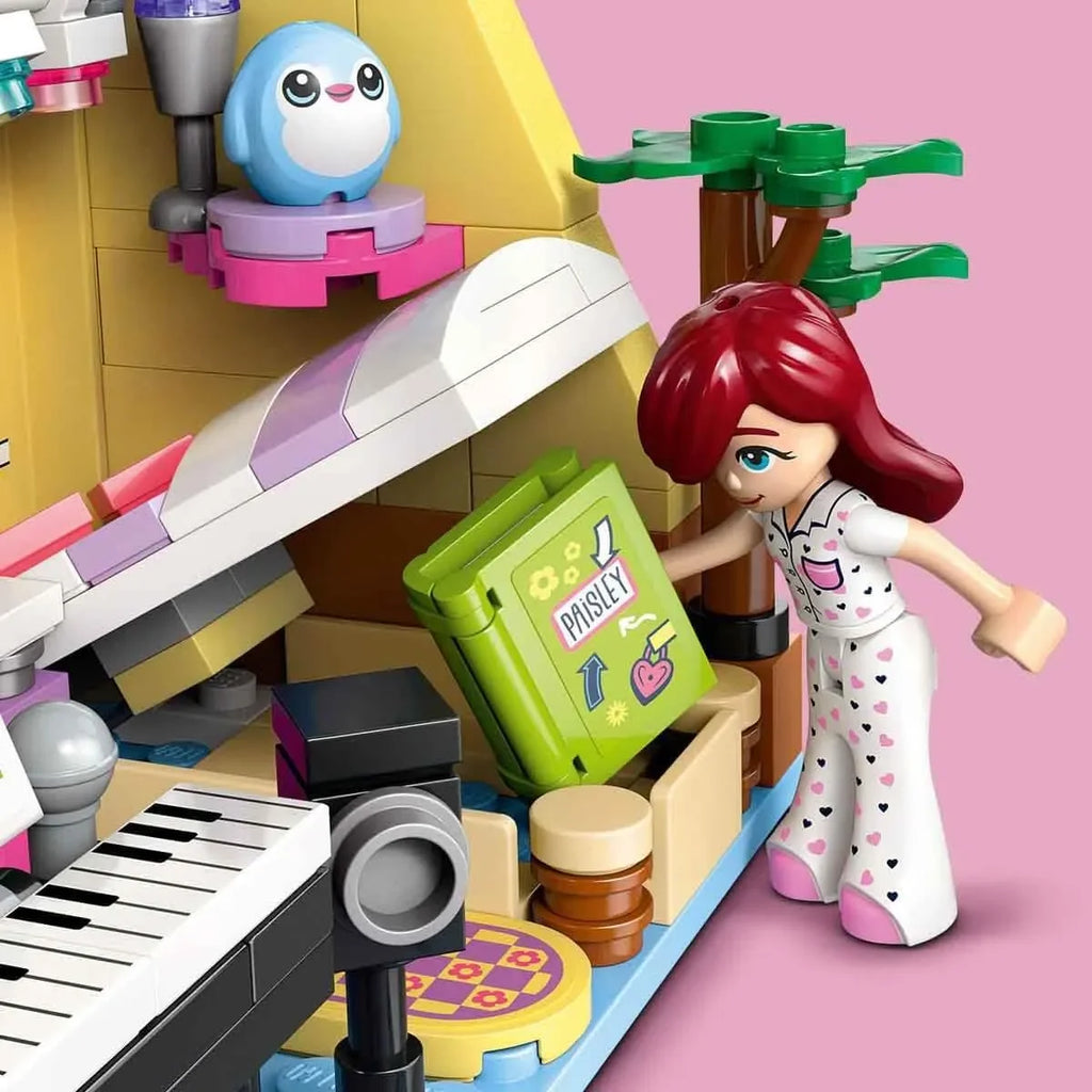 LEGO Friends 42647 Paisley's Room – Creative Bedroom Playset for Kids 6+, with Minidolls, Bunny Pet, Art & Music Accessories, Hidden Diary, Gift for Girls & Boys Who Love Imaginative Storytelling - Naivri