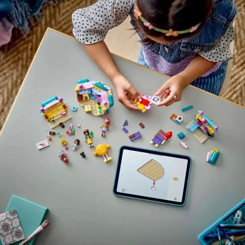 LEGO Friends 42649 Heartlake City Sweet Shop – Pretend Candy Store Building Set for Kids 6+, Includes Leo, Alba, Micro Doll, Cat Figure & Candy Accessories – Ideal Gift for Creative Play & Roleplaying Adventures - Naivri