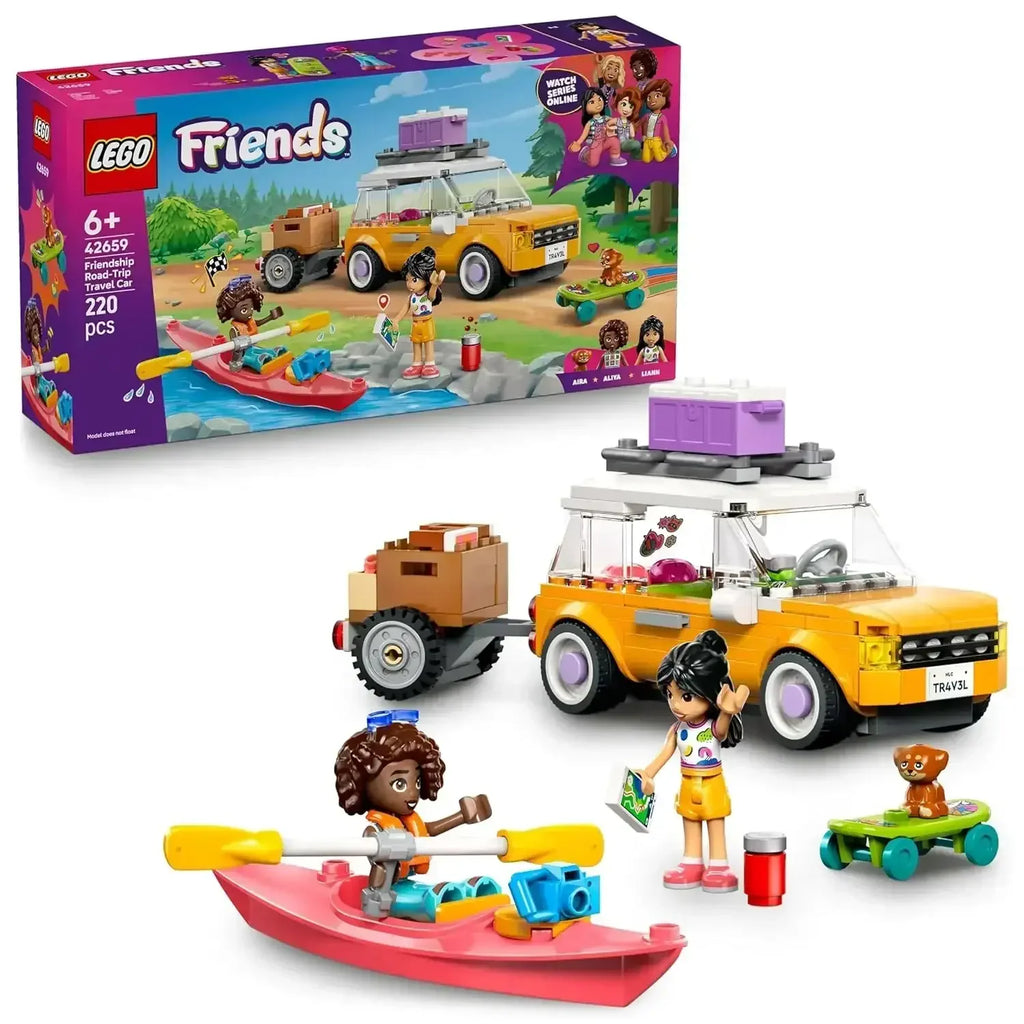 Lego Friends Friendship Road-Trip Travel Car Building Set 42659 – Fun-Filled Adventure for Kids Who Love Pretend Play - Naivri