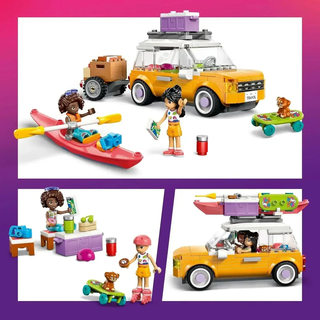 Lego Friends Friendship Road-Trip Travel Car Building Set 42659 – Fun-Filled Adventure for Kids Who Love Pretend Play - Naivri