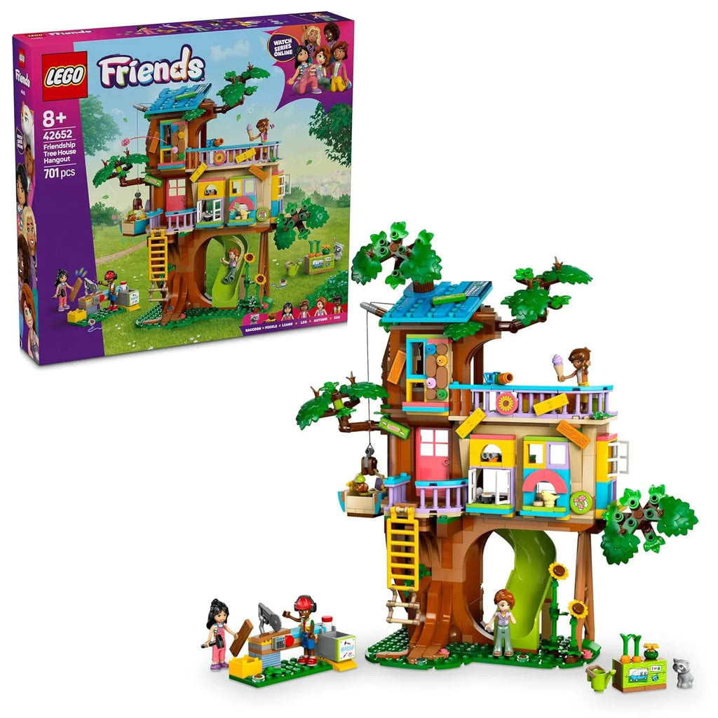 LEGO Friends Friendship Tree House 42652 Creative Hangout Set – Nature Play & Role-Play Fun for Ages 8+ - Naivri