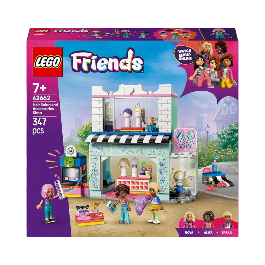 Lego Friends Hair Salon and Accessories Store Creative Pretend-Play Toy 42662 – Building Blocks Toy Set for Kids 7+ | Gift for Boys and Girls - Naivri