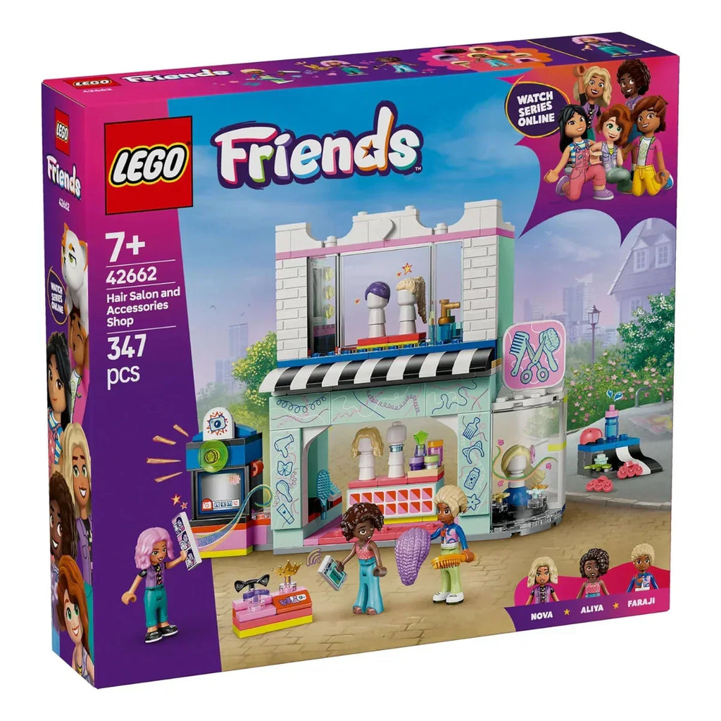 Lego Friends Hair Salon and Accessories Store Creative Pretend-Play Toy 42662 – Building Blocks Toy Set for Kids 7+ | Gift for Boys and Girls - Naivri