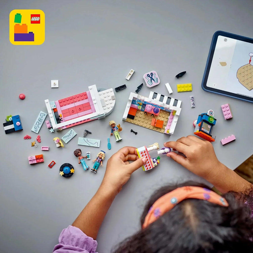 Lego Friends Hair Salon and Accessories Store Creative Pretend-Play Toy 42662 – Building Blocks Toy Set for Kids 7+ | Gift for Boys and Girls - Naivri