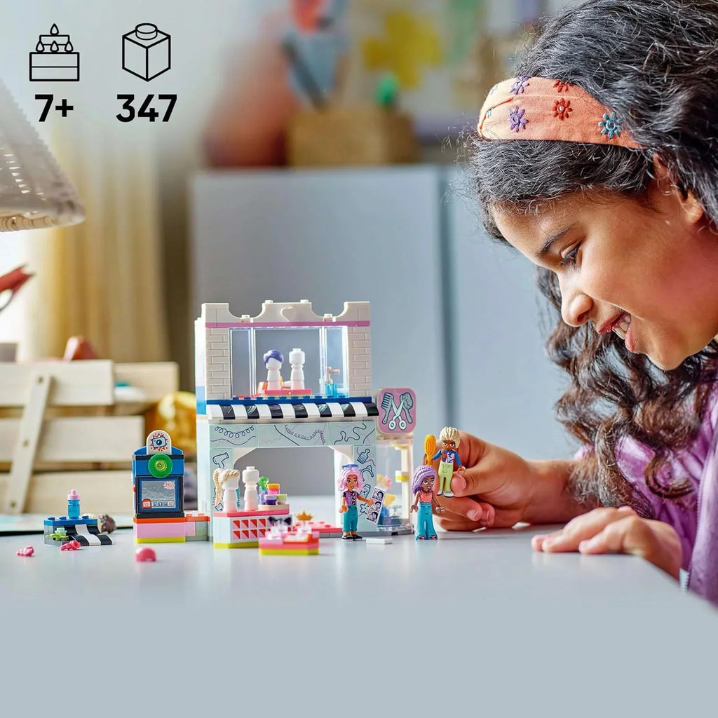 Lego Friends Hair Salon and Accessories Store Creative Pretend-Play Toy 42662 – Building Blocks Toy Set for Kids 7+ | Gift for Boys and Girls - Naivri