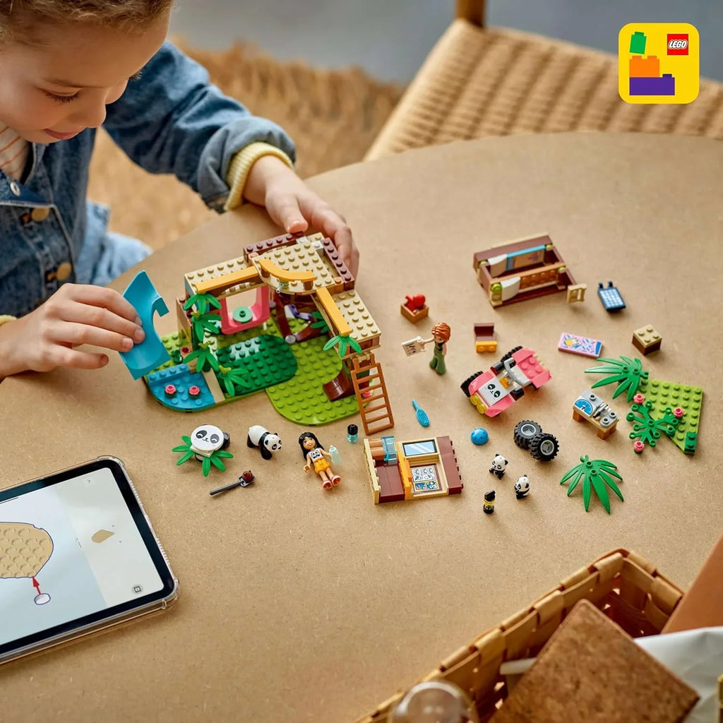 LEGO Friends Panda Sanctuary 42648 Wildlife Care Set – Nature Play & Animal Rescue for Ages 7+ - Naivri