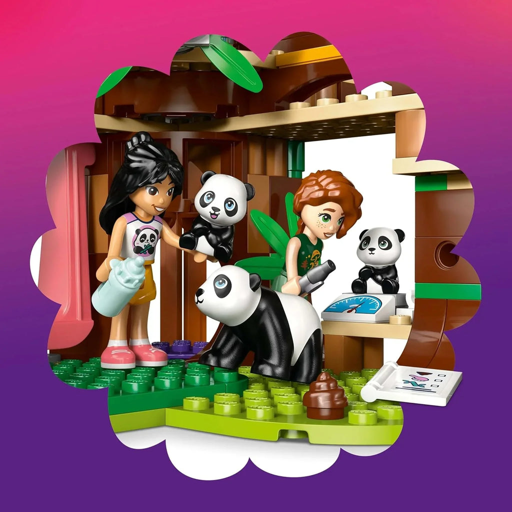 LEGO Friends Panda Sanctuary 42648 Wildlife Care Set – Nature Play & Animal Rescue for Ages 7+ - Naivri