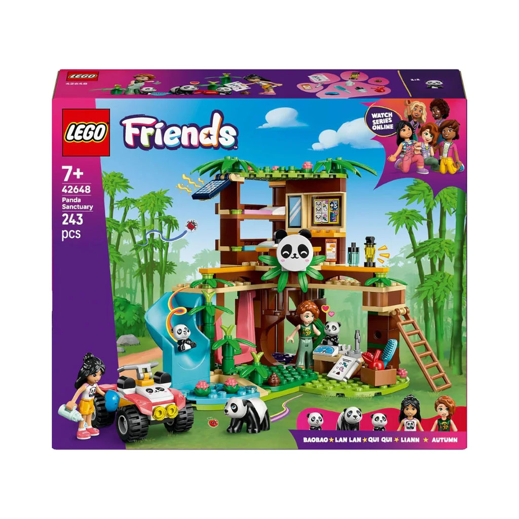 LEGO Friends Panda Sanctuary 42648 Wildlife Care Set – Nature Play & Animal Rescue for Ages 7+ - Naivri
