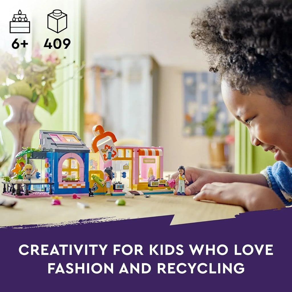 LEGO Friends Vintage Fashion Store – Social-Emotional Toy for Kids 6+ - Naivri