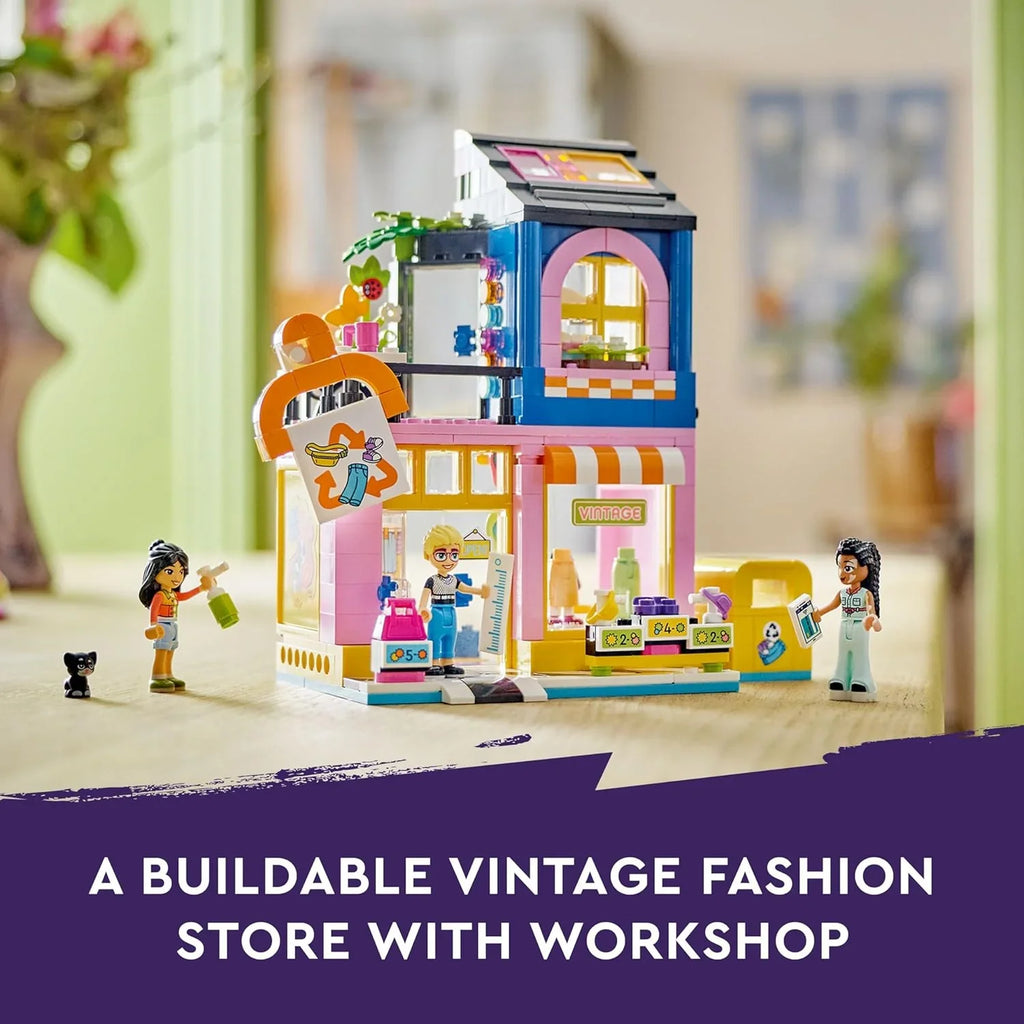 LEGO Friends Vintage Fashion Store – Social-Emotional Toy for Kids 6+ - Naivri