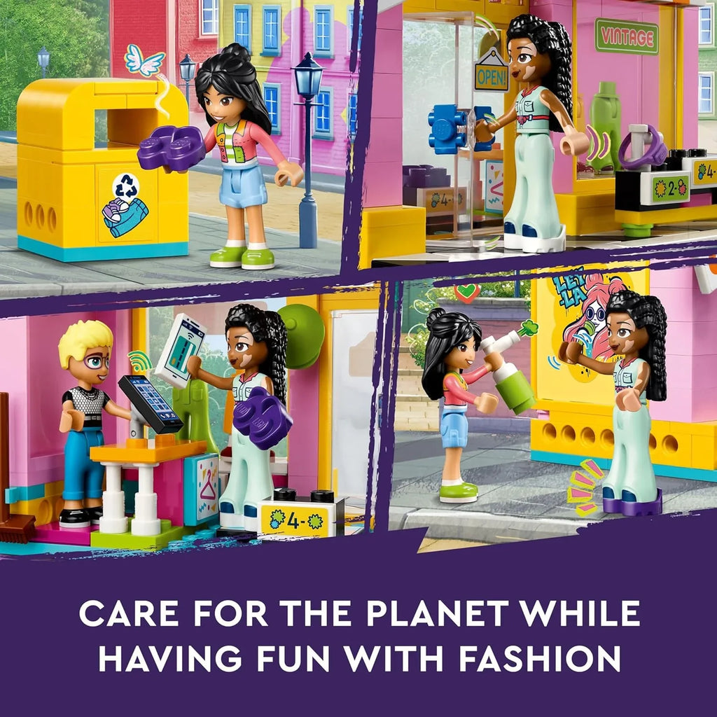 LEGO Friends Vintage Fashion Store – Social-Emotional Toy for Kids 6+ - Naivri