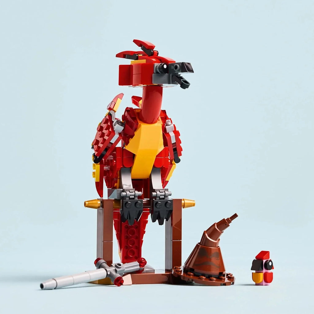 LEGO Harry Potter Fawkes Dumbledore’s Phoenix Toy 76448 Building Set for Kids 8+ - Naivri