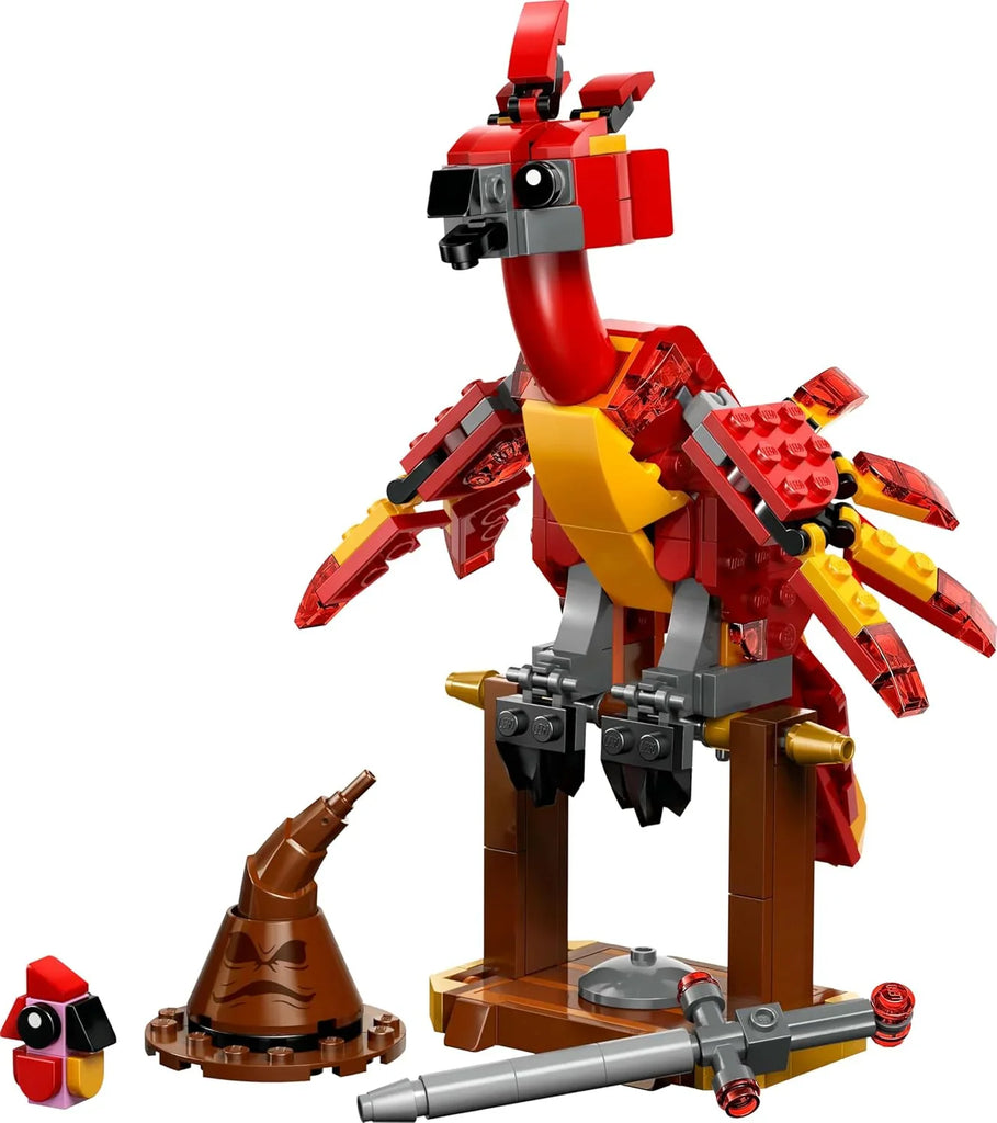 LEGO Harry Potter Fawkes Dumbledore’s Phoenix Toy 76448 Building Set for Kids 8+ - Naivri